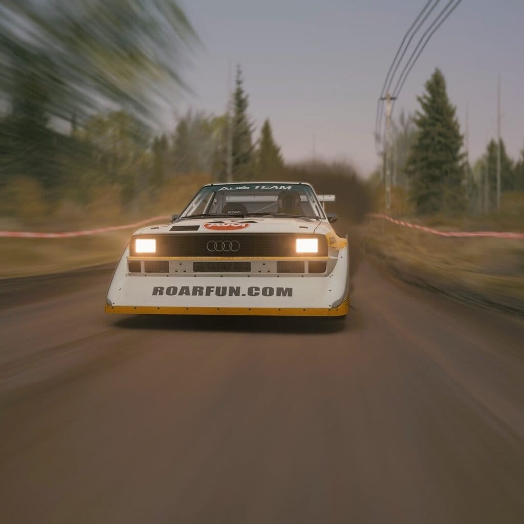 Pronájem Audi sport Rally Simulator v EU UK. Zážitek z rallye České Budějovice, Liberec. Pronájem simulátorů rallye pro akce