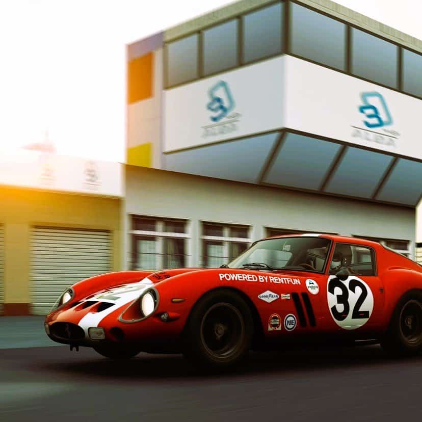 Pronájem Classic Cars simulátor zážitek Monza Ferrari 250 GTO Česko s dodáním. Pronájem simulátoru historických automobilů s podporou přidání loga