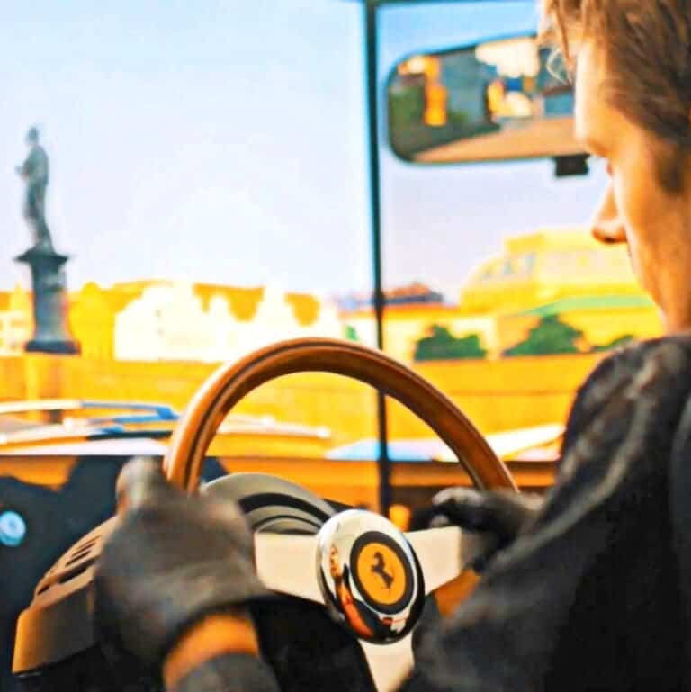 Pronájem klasických automobilových simulátorů pronájem vintage auto simulátory e klasika simulátor s RoarFun služby