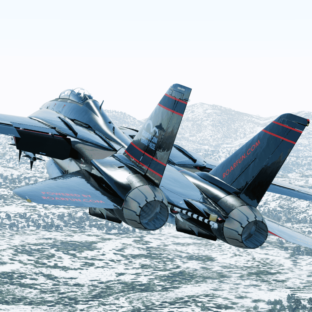Pronájem simulátoru proudového stíhacího letounu f14 z filmu Top Gun Praha Brno Český Krumlov Karlovy Vary s dodáním a obsluhou. Pronájem simulátorů proudových stíhaček na akce na klíč s RoarFun