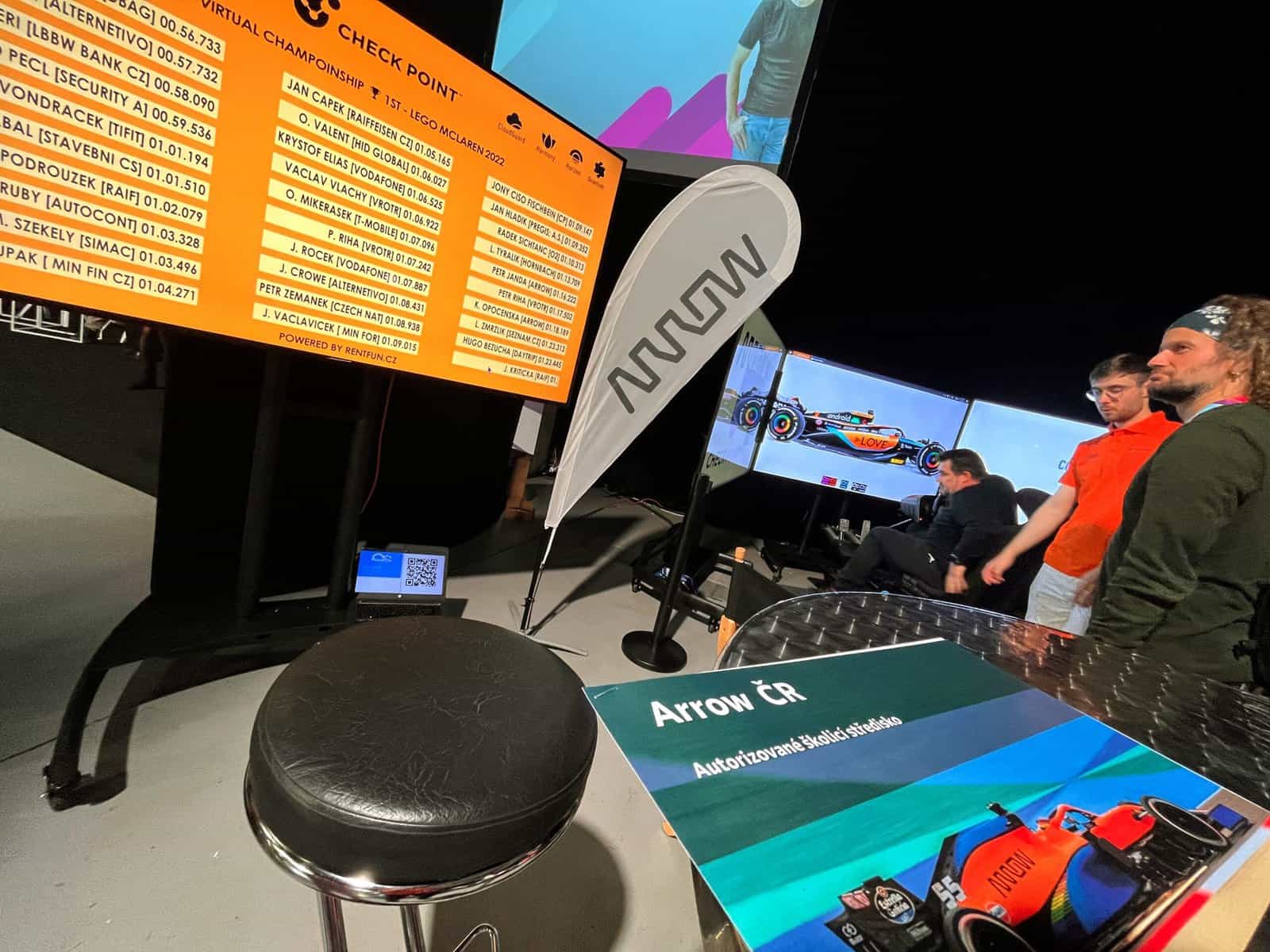 Objednejte si simulátor s externí obrazovkou a trofeje pro 3 nejlepší piloty v rámci Velké ceny RoarFun.