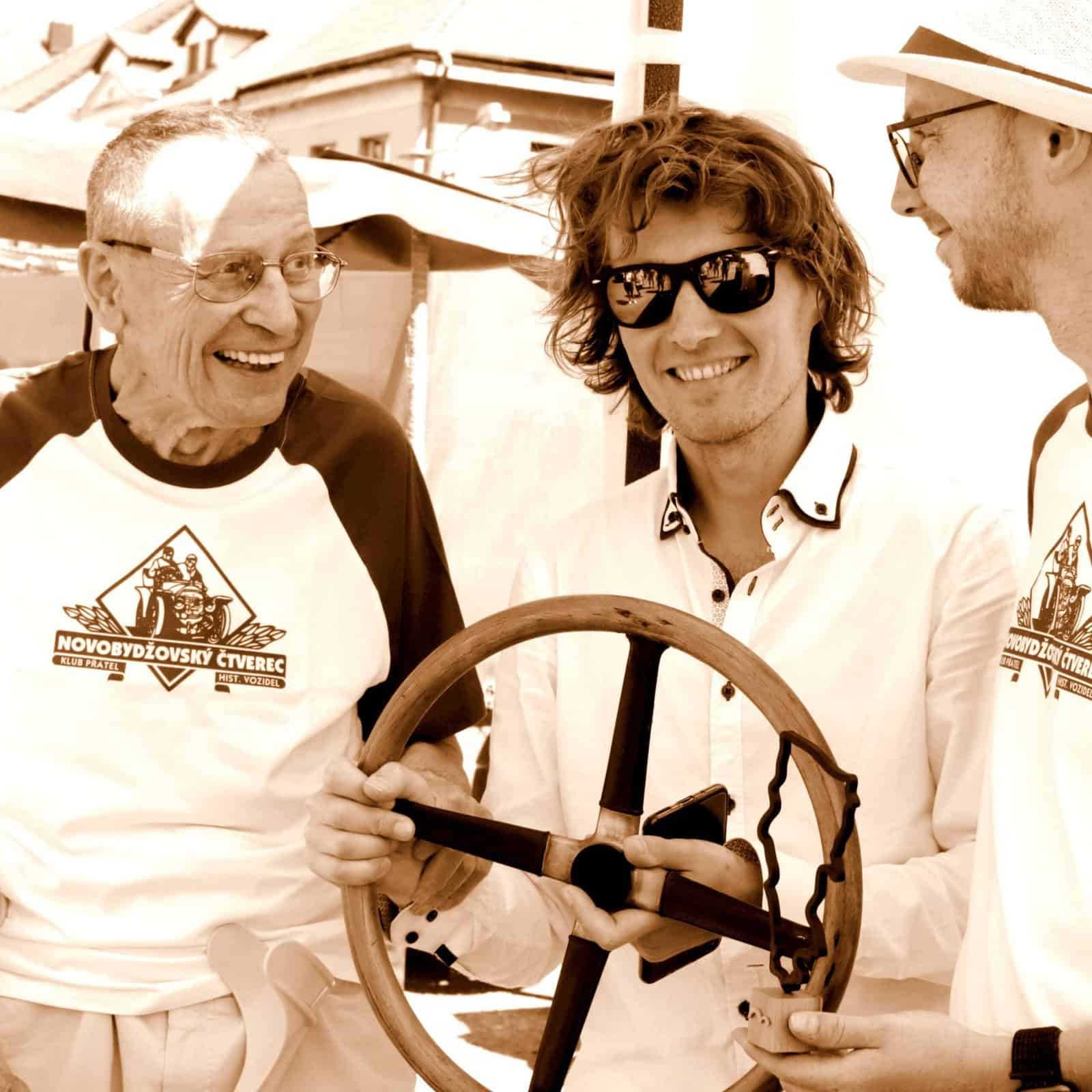 Vladimir Junek Heritage with RoarFun Clients Eliska Junkova simulator Targa Florio Bugatti immersive experience with motion and virtual reality