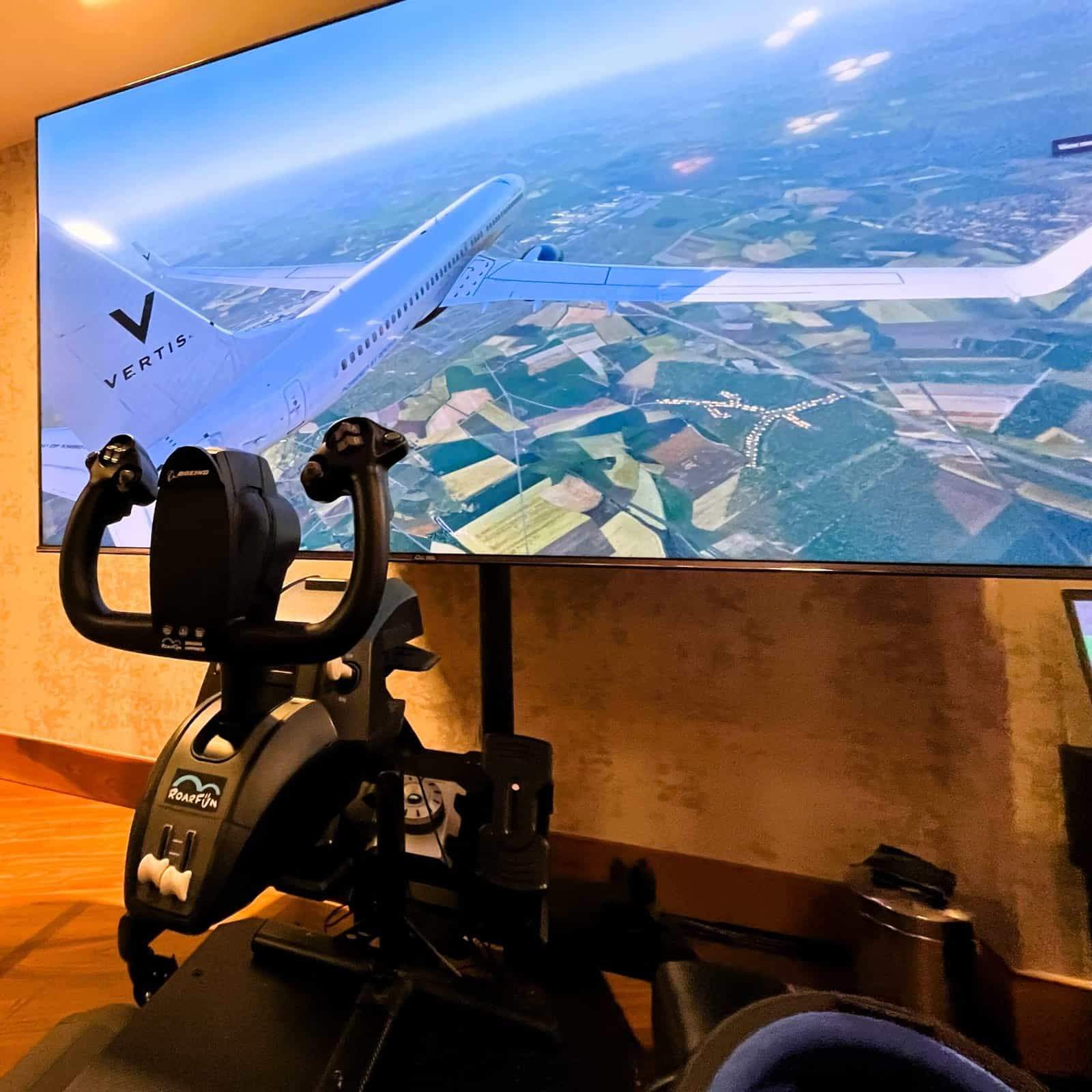 RoarFun ™ letecky Boeing simulator aviaton carbon londyn.