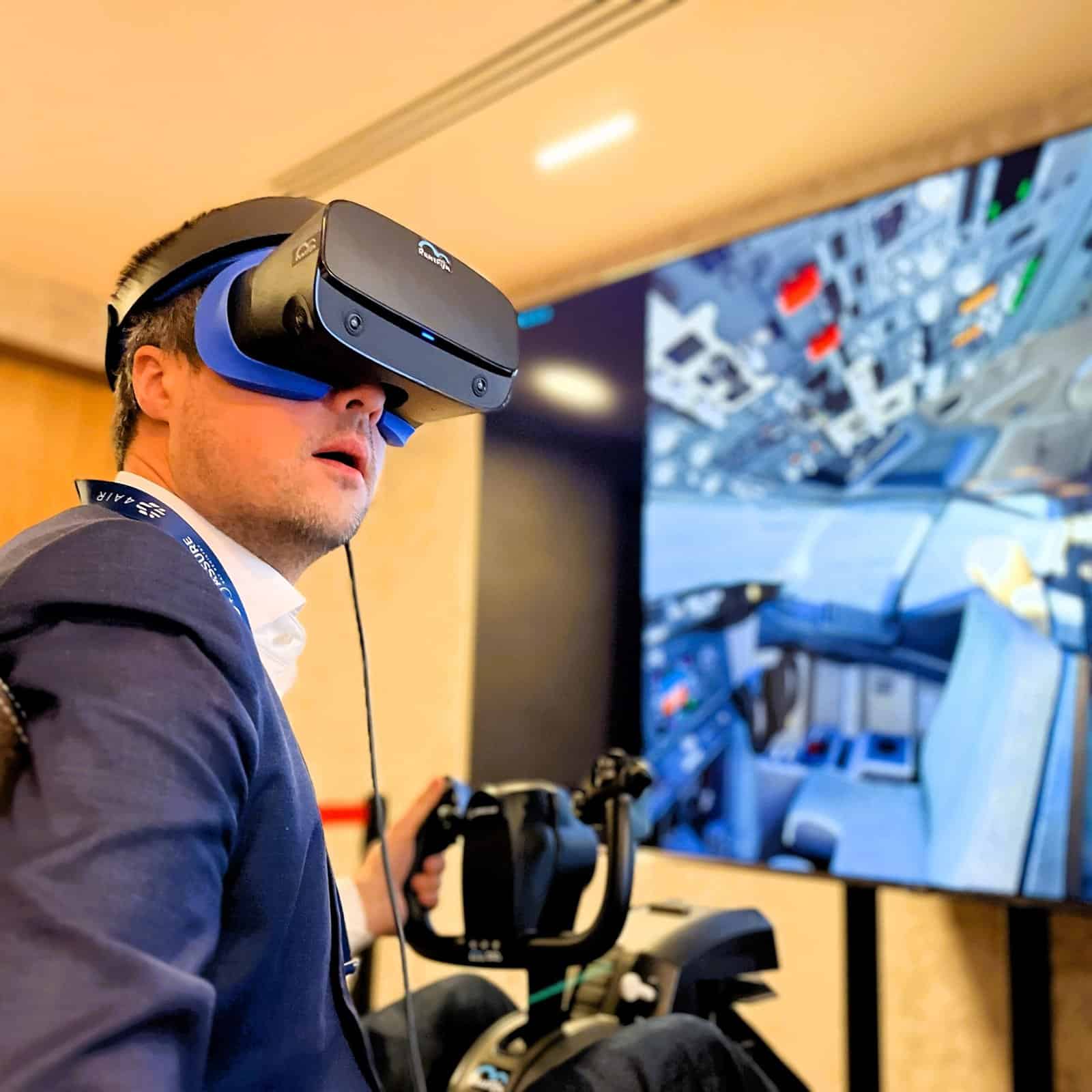RoarFun ™ letecky VR Boeing trenazer aviaton carbon londyn.