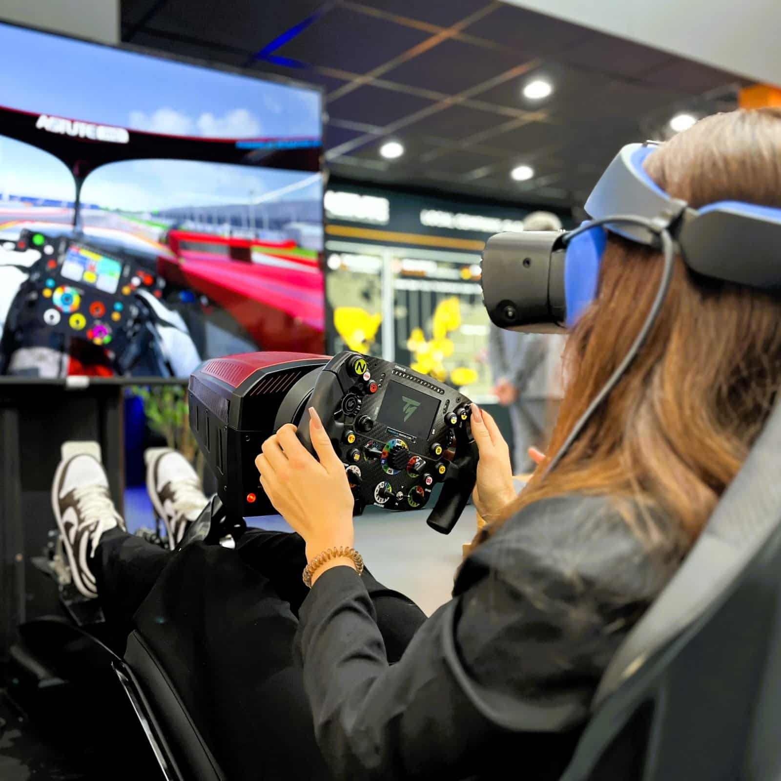 VR profesionální simulátor F1 Praha.